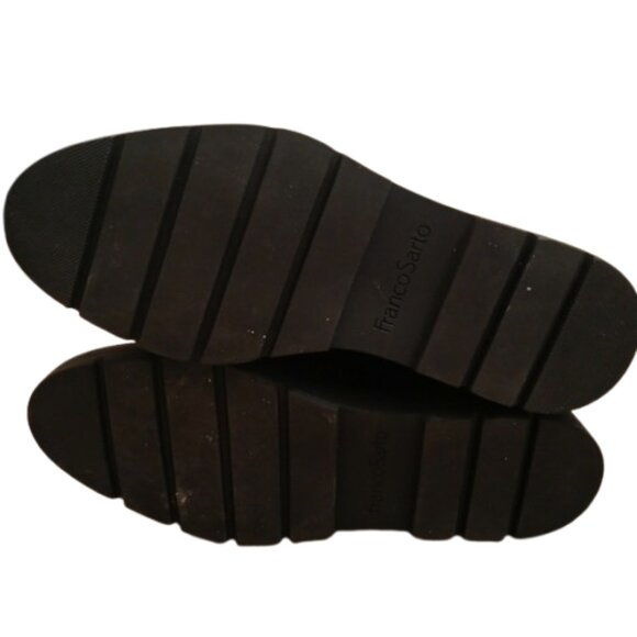 Franco Sarto Meridian Black Leather Boots Excellent Condition Size 7 - Picture 7 of 7